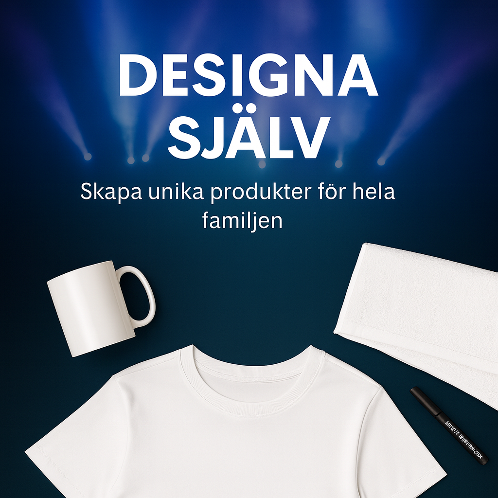 Personliga produkter med eget tryck