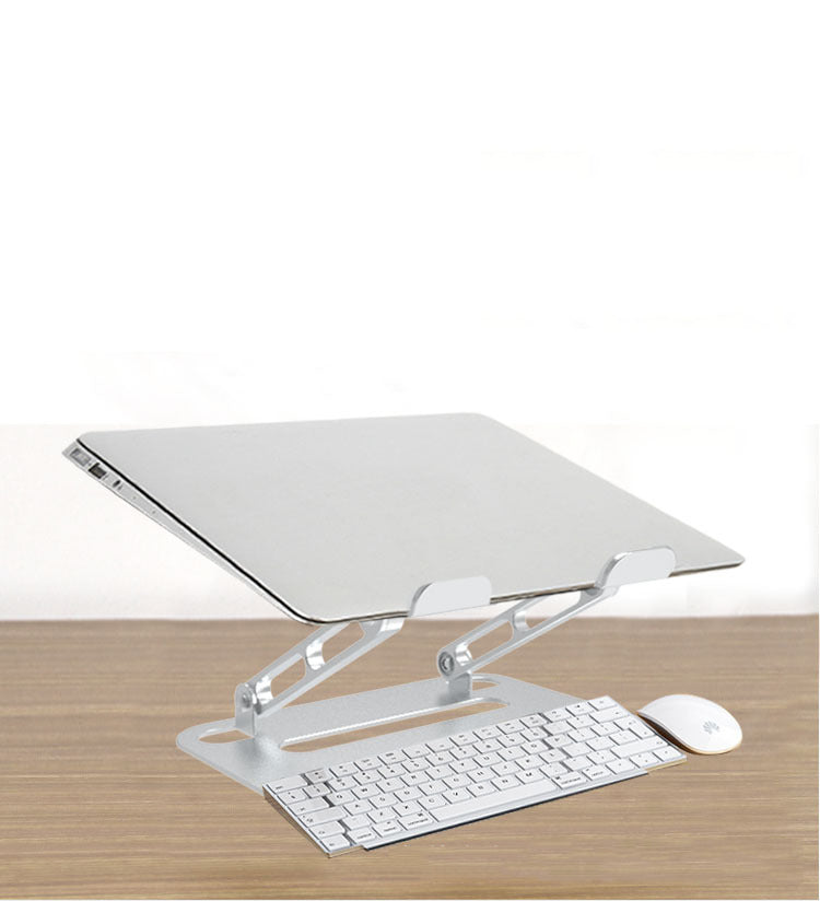 Hopfällbart Laptopställ – Aluminium, Kylande, Portabel – Silver