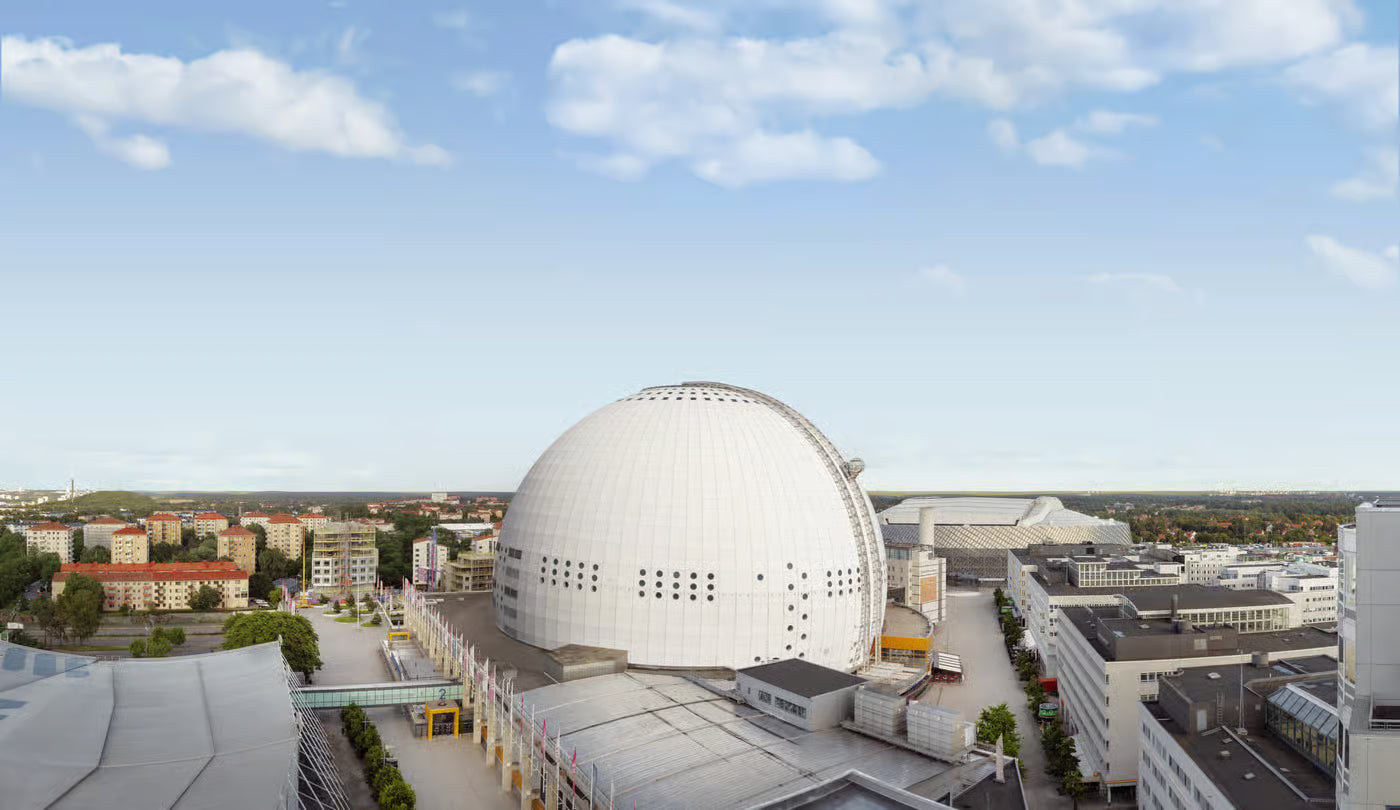 SkyView Globen – glasgondol upp till 130 meter över Stockholm