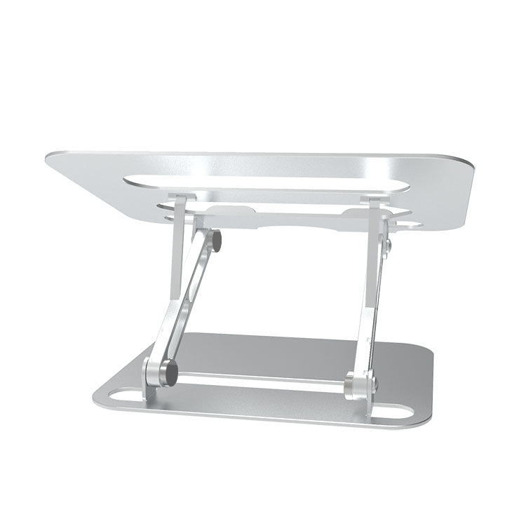 Hopfällbart Laptopställ – Aluminium, Kylande, Portabel – Silver